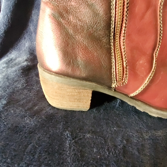 PIKOLINOS Shoes Pikolinos Metallic Red Boots Poshmark